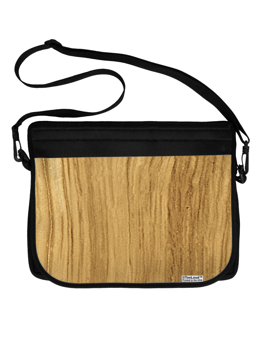 Light Wood Look Neoprene Laptop Shoulder Bag All Over Print by TooLoud-Laptop Shoulder Bag-TooLoud-Black-White-Davson Sales