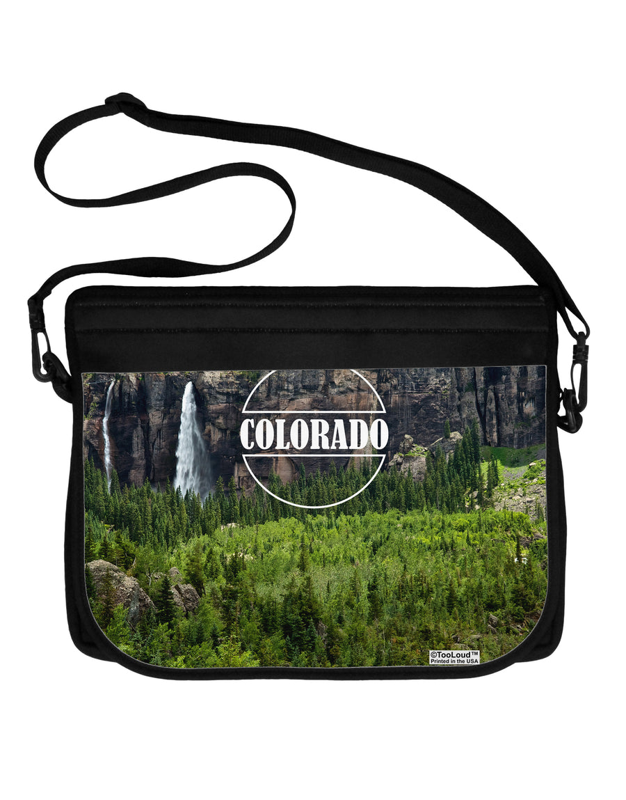 Colorado Beauty - Cliffs Neoprene Laptop Shoulder Bag All Over Print by TooLoud-Laptop Shoulder Bag-TooLoud-Black-White-Davson Sales