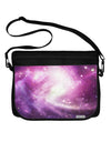 Purple Galaxy AOP Neoprene Laptop Shoulder Bag All Over Print-Laptop Shoulder Bag-TooLoud-Black-White-Davson Sales