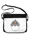 Cute Hatching Chick - Gray Neoprene Laptop Shoulder Bag by TooLoud-Laptop Shoulder Bag-TooLoud-Black-White-One Size-Davson Sales