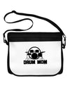Drum Mom - Mother's Day Design Neoprene Laptop Shoulder Bag-Laptop Shoulder Bag-TooLoud-Black-White-One Size-Davson Sales