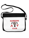 Hawkins AV Club Neoprene Laptop Shoulder Bag by TooLoud-Laptop Shoulder Bag-TooLoud-Black-White-15 Inches-Davson Sales