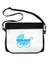 Baby Boy Carriage Neoprene Laptop Shoulder Bag-Laptop Shoulder Bag-TooLoud-Black-White-One Size-Davson Sales