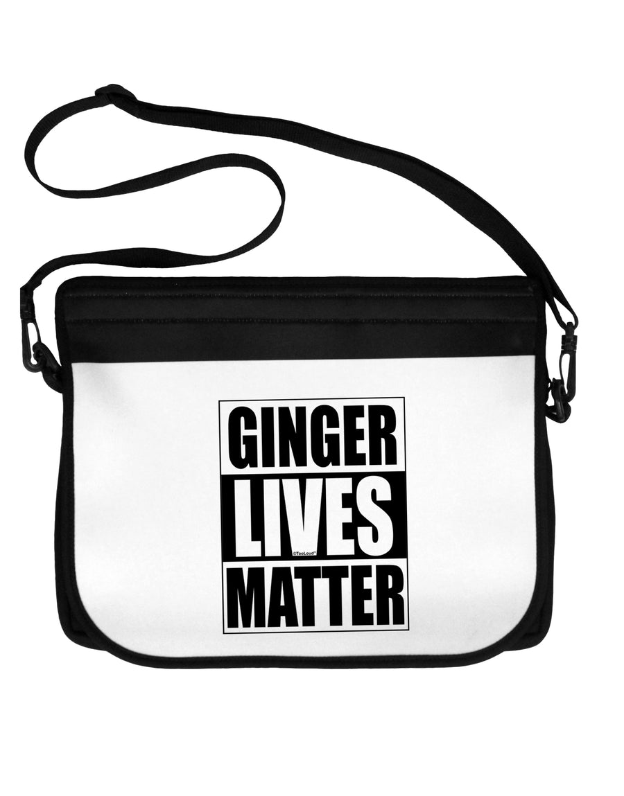 Ginger Lives Matter Neoprene Laptop Shoulder Bag by TooLoud-TooLoud-Black-White-15 Inches-Davson Sales