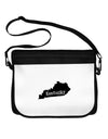 Kentucky - United States Shape Neoprene Laptop Shoulder Bag by TooLoud-TooLoud-Black-White-One Size-Davson Sales