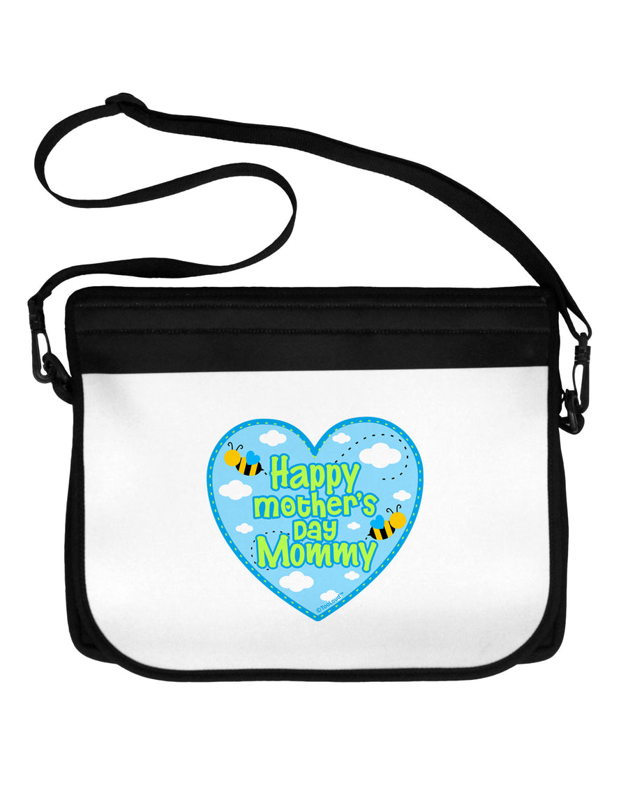 Happy Mother's Day Mommy - Blue Neoprene Laptop Shoulder Bag by TooLoud-Laptop Shoulder Bag-TooLoud-Black-White-One Size-Davson Sales