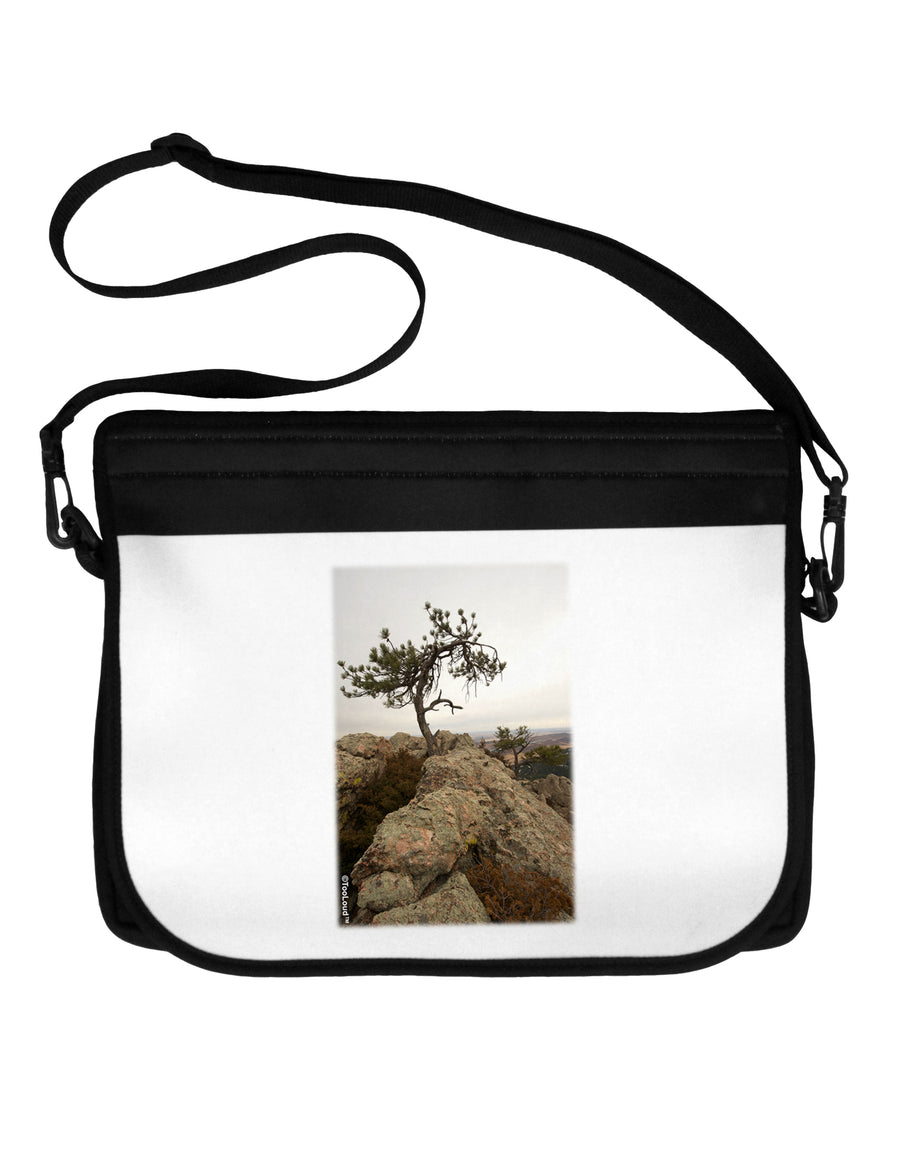 Stone Tree Colorado Neoprene Laptop Shoulder Bag by TooLoud-Laptop Shoulder Bag-TooLoud-Black-White-15 Inches-Davson Sales