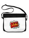 Super Mom - Superhero Comic Style Neoprene Laptop Shoulder Bag-Laptop Shoulder Bag-TooLoud-Black-White-One Size-Davson Sales
