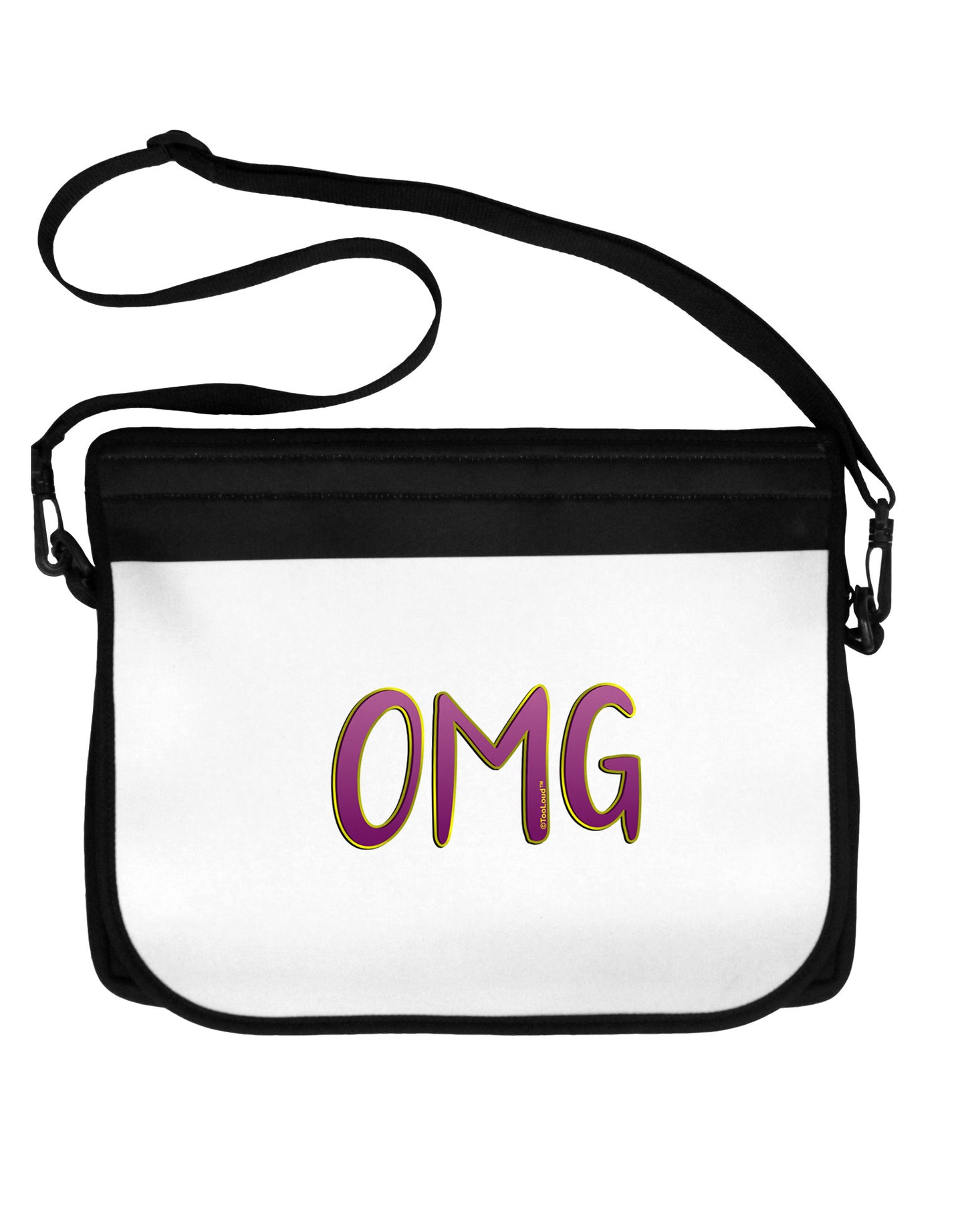 OMG 15&#x22; Dark Laptop / Tablet Case Bag by TooLoud-Laptop / Tablet Case Bag-TooLoud-Black-White-15 Inches-Davson Sales
