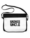 Badass Uncle Neoprene Laptop Shoulder Bag by TooLoud-Laptop Shoulder Bag-TooLoud-Black-White-One Size-Davson Sales