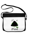 iPood 15&#x22; Dark Laptop / Tablet Case Bag by TooLoud-Laptop / Tablet Case Bag-TooLoud-Black-White-15 Inches-Davson Sales