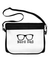 Nerd Dad - Glasses Neoprene Laptop Shoulder Bag by TooLoud