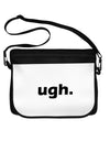 ugh funny text Neoprene Laptop Shoulder Bag by TooLoud-TooLoud-Black-White-15 Inches-Davson Sales