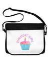 Birthday Girl - Candle Cupcake Neoprene Laptop Shoulder Bag by TooLoud-Laptop Shoulder Bag-TooLoud-Black-White-One Size-Davson Sales