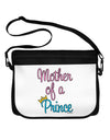 Mother of a Prince - Matching Mom and Son Design Neoprene Laptop Shoulder Bag by TooLoud-Laptop Shoulder Bag-TooLoud-Black-White-One Size-Davson Sales