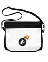 F-Bomb Funny Neoprene Laptop Shoulder Bag by TooLoud-TooLoud-Black-White-15 Inches-Davson Sales