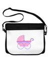 Baby Girl Carriage Neoprene Laptop Shoulder Bag-Laptop Shoulder Bag-TooLoud-Black-White-One Size-Davson Sales