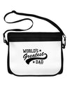 World's Greatest Dad - Sport Style Neoprene Laptop Shoulder Bag by TooLoud-Laptop Shoulder Bag-TooLoud-Black-White-One Size-Davson Sales