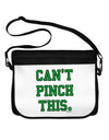 Can't Pinch This - St. Patrick's Day Neoprene Laptop Shoulder Bag by TooLoud-Laptop Shoulder Bag-TooLoud-Black-White-One-Size-Adult-Davson Sales