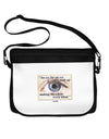 Eye For An Eye Gandhi 15&#x22; Dark Laptop / Tablet Case Bag by TooLoud-Laptop / Tablet Case Bag-TooLoud-Black-White-15 Inches-Davson Sales
