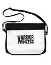 Warrior Princess Black and White Neoprene Laptop Shoulder Bag-Laptop Shoulder Bag-TooLoud-Black-White-One Size-Davson Sales