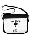 Personalized Cabin 1 Zeus Neoprene Laptop Shoulder Bag by TooLoud-Laptop Shoulder Bag-TooLoud-Black-White-Davson Sales