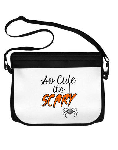 So Cute It's Scary 15&#x22; Dark Laptop / Tablet Case Bag by TooLoud-Laptop / Tablet Case Bag-TooLoud-Black-White-15 Inches-Davson Sales