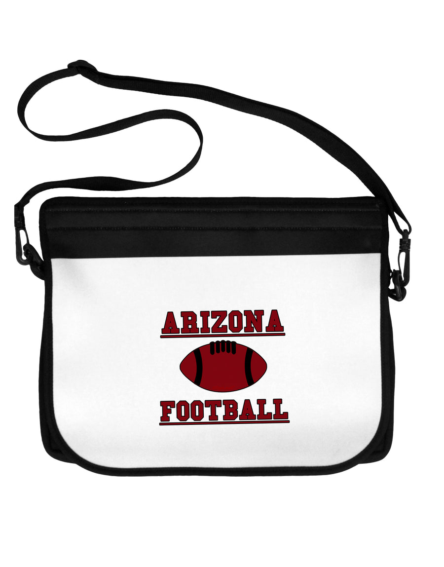 Arizona Football Neoprene Laptop Shoulder Bag by TooLoud-TooLoud-Black-White-15 Inches-Davson Sales