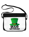 Little Leprechaun - St. Patrick's Day Neoprene Laptop Shoulder Bag by TooLoud-Laptop Shoulder Bag-TooLoud-Black-White-One-Size-Adult-Davson Sales