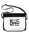 Epic Pi Day Text Design Neoprene Laptop Shoulder Bag by TooLoud-Laptop Shoulder Bag-TooLoud-Black-White-One Size-Davson Sales