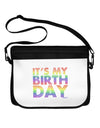 It's My Birthday - Candy Colored Dots Neoprene Laptop Shoulder Bag by TooLoud-Laptop Shoulder Bag-TooLoud-Black-White-One Size-Davson Sales