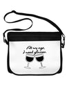 At My Age I Need Glasses - Wine Neoprene Laptop Shoulder Bag by TooLoud-Laptop Shoulder Bag-TooLoud-Black-White-One-Size-Adult-Davson Sales