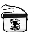 Best Mom in the Entire Universe Neoprene Laptop Shoulder Bag by TooLoud-Laptop Shoulder Bag-TooLoud-Black-White-One Size-Davson Sales