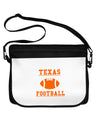 Texas Football Neoprene Laptop Shoulder Bag by TooLoud-TooLoud-Black-White-15 Inches-Davson Sales