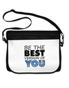 Be The Best Version Of You 15&#x22; Dark Laptop / Tablet Case Bag by TooLoud-Laptop / Tablet Case Bag-TooLoud-Black-White-15 Inches-Davson Sales