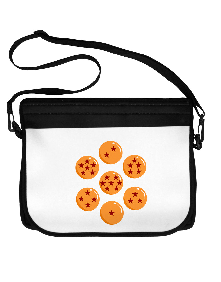 Magic Star Orbs Neoprene Laptop Shoulder Bag by TooLoud-TooLoud-Black-White-15 Inches-Davson Sales