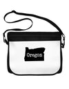 Oregon - United States Shape Neoprene Laptop Shoulder Bag by TooLoud-Laptop Shoulder Bag-TooLoud-Black-White-One Size-Davson Sales