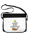 Happy Rosh Hashanah 15&#x22; Dark Laptop / Tablet Case Bag by TooLoud-Laptop / Tablet Case Bag-TooLoud-Black-White-15 Inches-Davson Sales