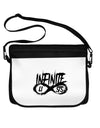 Infinite Lists Neoprene Laptop Shoulder Bag by TooLoud-TooLoud-Black-White-15 Inches-Davson Sales