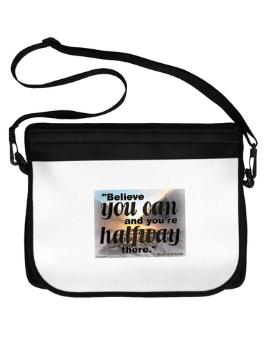 Believe You Can T Roosevelt 15&#x22; Dark Laptop / Tablet Case Bag by TooLoud-Laptop / Tablet Case Bag-TooLoud-Black-White-15 Inches-Davson Sales