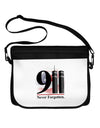 911 Never Forgotten Neoprene Laptop Shoulder Bag-Laptop Shoulder Bag-TooLoud-Black-White-15 Inches-Davson Sales