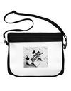 Autism Awareness - Puzzle Black & White Neoprene Laptop Shoulder Bag-Laptop Shoulder Bag-TooLoud-Black-White-One Size-Davson Sales