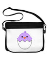 Cute Hatching Chick - Purple Neoprene Laptop Shoulder Bag by TooLoud-Laptop Shoulder Bag-TooLoud-Black-White-One Size-Davson Sales