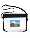 Abstract Sedona Neoprene Laptop Shoulder Bag-Laptop Shoulder Bag-TooLoud-Black-White-One Size-Davson Sales