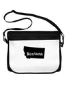 Montana - United States Shape Neoprene Laptop Shoulder Bag by TooLoud