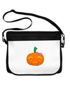 Kyu-T Face Pumpkin 15&#x22; Dark Laptop / Tablet Case Bag by TooLoud-Laptop / Tablet Case Bag-TooLoud-Black-White-15 Inches-Davson Sales