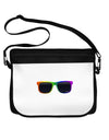 Pride Rainbow Glasses 15&#x22; Dark Laptop / Tablet Case Bag by TooLoud-Laptop / Tablet Case Bag-TooLoud-Black-White-15 Inches-Davson Sales