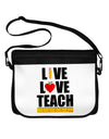 Live Love Teach Neoprene Laptop Shoulder Bag
