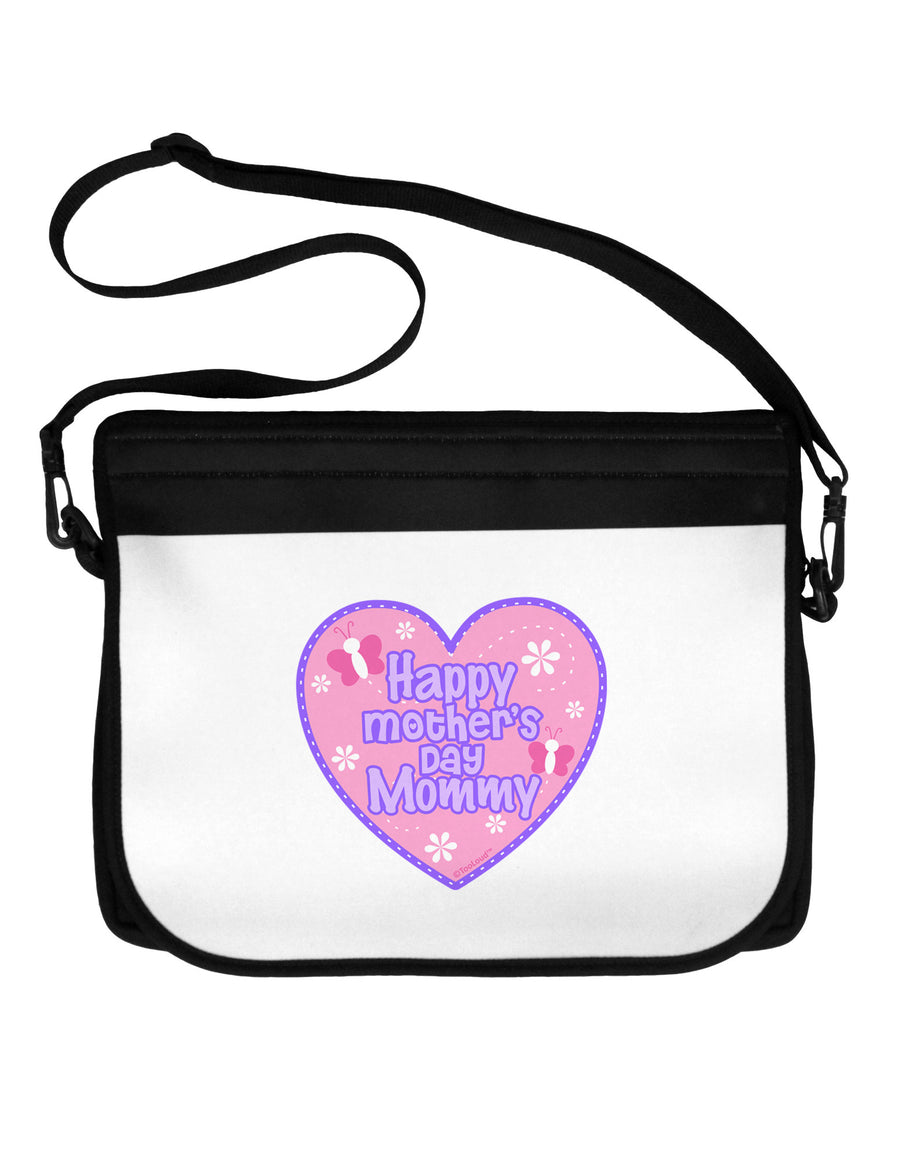 Happy Mother's Day Mommy - Pink Neoprene Laptop Shoulder Bag by TooLoud-Laptop Shoulder Bag-TooLoud-Black-White-One Size-Davson Sales