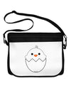 Cute Hatching Chick - White Neoprene Laptop Shoulder Bag by TooLoud-Laptop Shoulder Bag-TooLoud-Black-White-One Size-Davson Sales